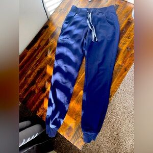 Figs XS/Tall Zamora Jogger Navy Scrub Bottoms